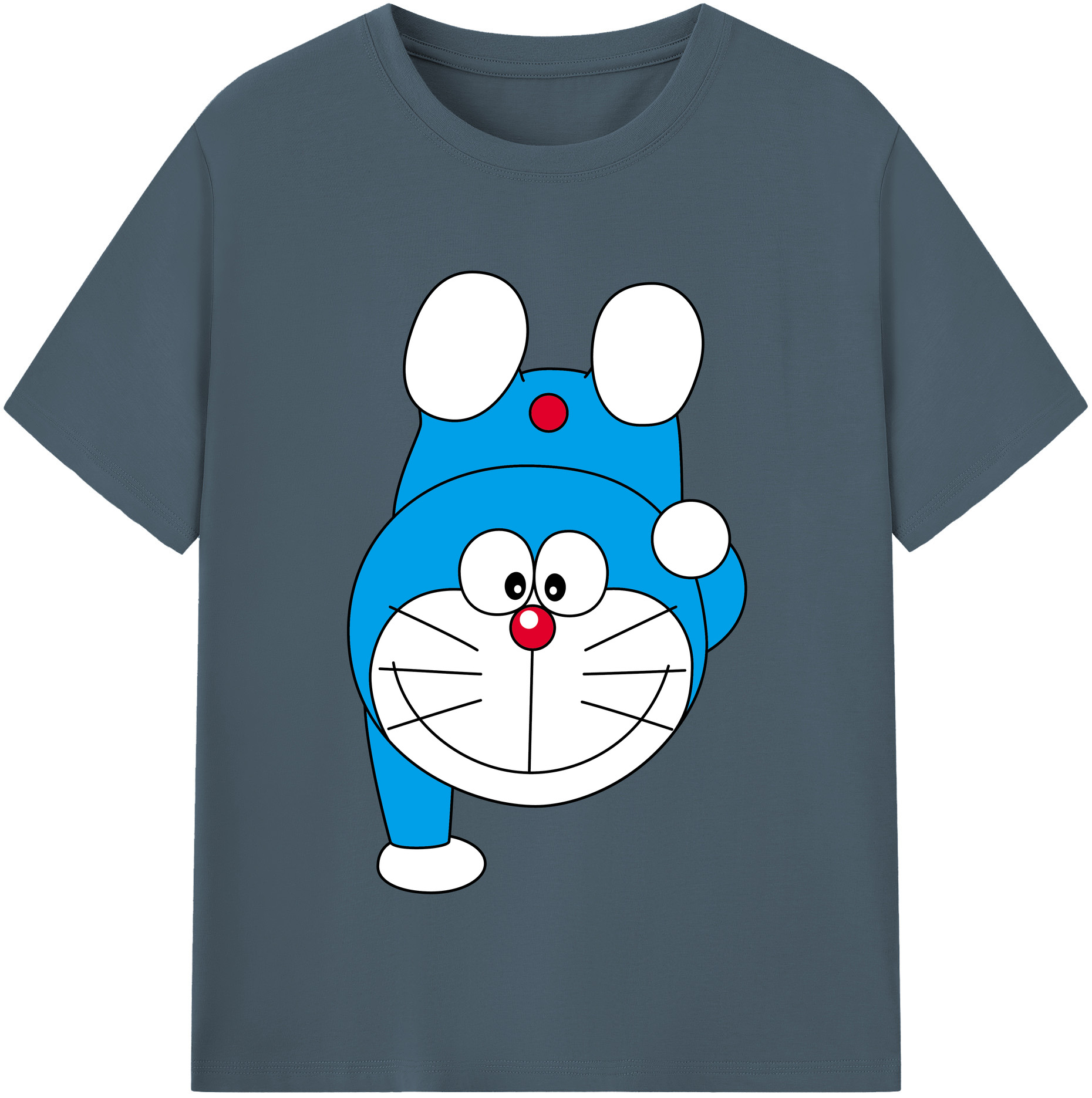 （画像用） ドラえもん Doraemon 綿100％半袖Tシャツ（フロントプリント）